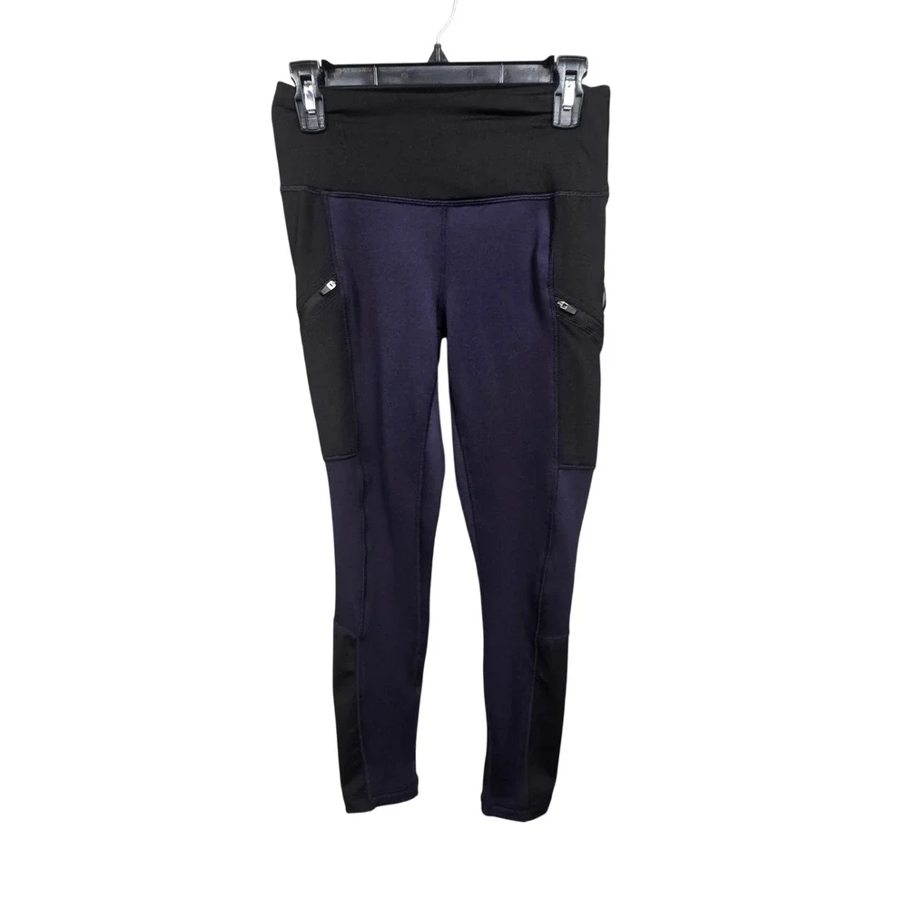 Active Life Women Black Lunar‎ Eclipse Athletic Leggings Pants Size Small NWT